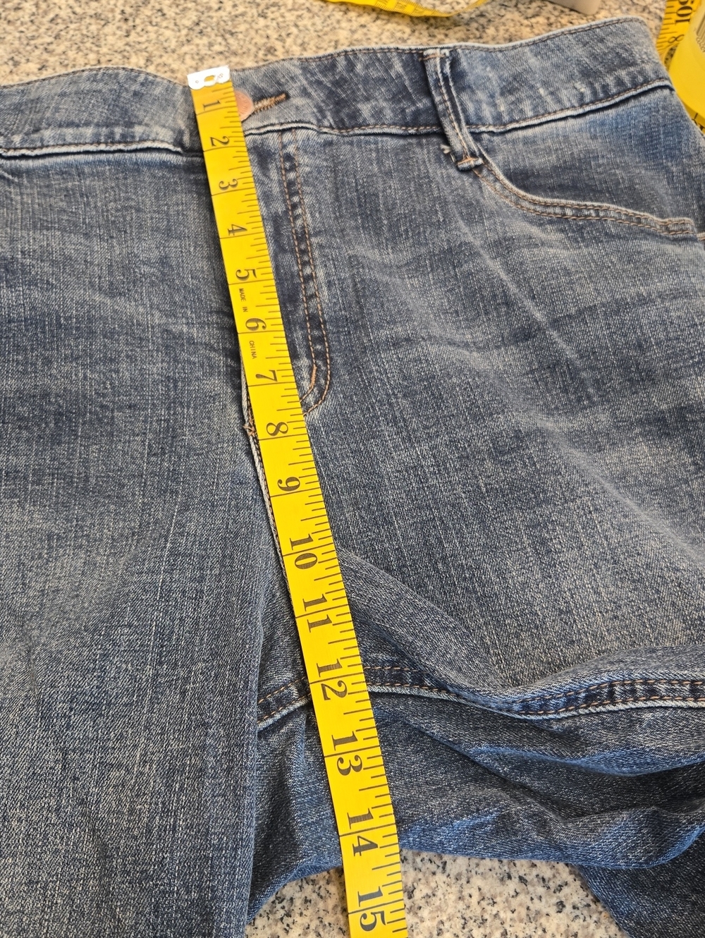Wit & Wisdom Medium Wash Blue Wide Leg Jeans - Picture 12 of 14